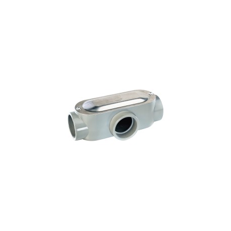 Condulet Box Type: 1" (25.4 mm) T. Includes Cover and Screws. 1-inch T-Box Condulet