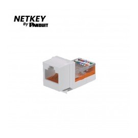 Leadframe Style Jack Connector, Keystone Type, Category 5e, 8 Positions and 8 Wires, Color White