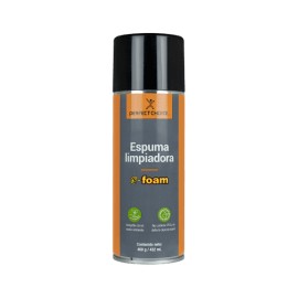 Espuma limpiadora para todo tipo de superficies plásticas y metálicas de sistemas de vídeo, audio, telefonía
