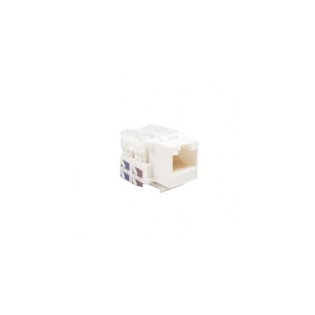 Jack Cat. 6A Jack categoria 6a conector de Red Fast Speed Giga Speed Keystone Blanco Cople de Red