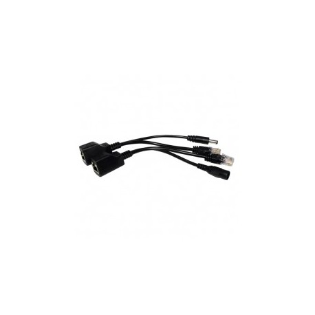 12V Adaptador de POE Pasivo, PoE Splitter Power Over Ethernet Divisor de Cable POE Adaptador