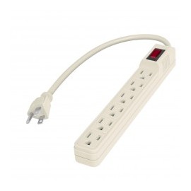 Venta a granel Barra Multicontactos a Granel 6 tomas Barra de contactos Barra electrica Regleta de contactos 6 salidas
