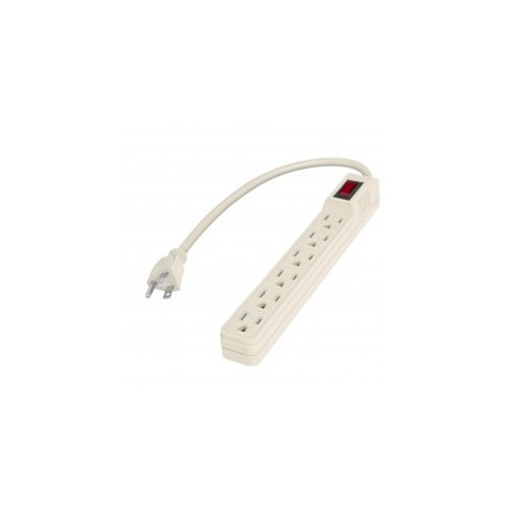 Venta a granel Barra Multicontactos a Granel 6 tomas Barra de contactos Barra electrica Regleta de contactos 6 salidas