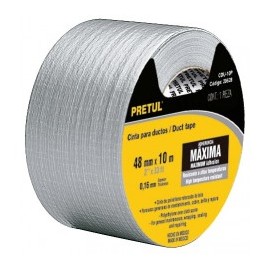Cinta para ducto Cinta gris Cinta plateada de Uso rudo con 30 Metros