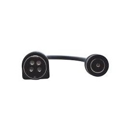 Universal Adapter DC Female to Minidin 4 Pin Male / Recommended for DVR´s epcom / HIKVISION