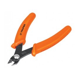 Pinza Para Electrónica, 5', De Corte Truper Pinza de corte para electrónica profesional Pinza de 5" de corte fino eléctrica