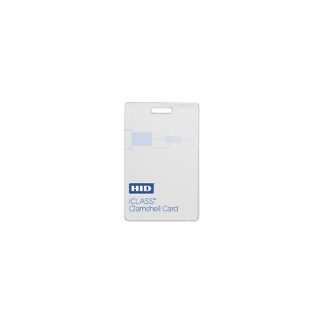 Tarjeta iClass Clamshell (Gruesa) / 2 k memoria / Programada a 26 bits Aleatoriamente/ Garantía de por Vida