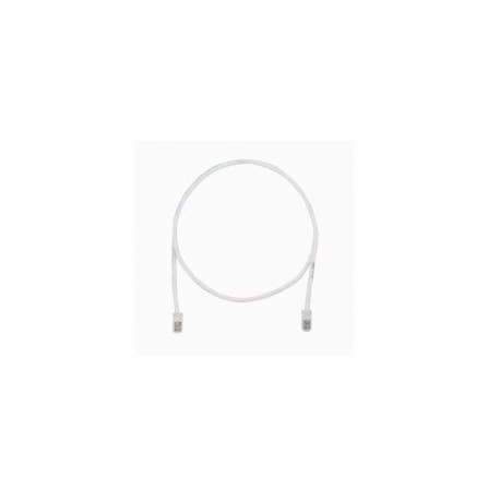 Cable de parcheo UTP Categoría 5e, con plug modular en cada extremo - 1 m. - Blanco mate Patch cord Blanco 1 metro