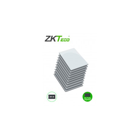 Pack of 10 ID Cards 125 Khz 0.88 mm Without Folio Printed Access cards ID printing ID card for assistance access