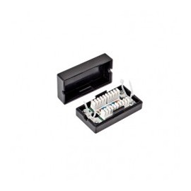 Caja de conexión UTP Cat5e con Krone IDC Bornera para unión de conexiones tipo UTP Cople de Rj45 Acoplador RJ45 UTP