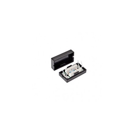 Caja de conexión UTP Cat5e con Krone IDC Bornera para unión de conexiones tipo UTP Cople de Rj45 Acoplador RJ45 UTP