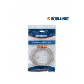 Cable de Red Rj45 Patch cord Cat.5e Categoría 5e INTELLINET de 3 Metros 3mts Gris Cable UTP Ethernet 10 PIES 10 ft