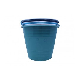 Cubeta de 12 litros con asa de fierro Cubeta para limpieza de plastico Polietileno