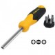 Screwdriver with 6 interchangeable bits PRETUL Multiset Screwdriver with Comfort handle Magnetic Bits