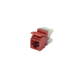 Jack MAX UTP Categoría 6, Estilo 110, Montaje Plano, Color Rojo Jack Cat6 Siemon Jack Siemon Cat6