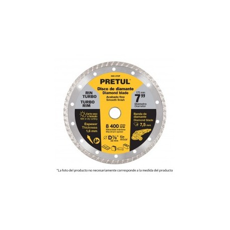 Disco de corte para concreto Disco para cortar de Rin segmentado de 4 1/2" Pulgadas Disco para loseta concreto marmol piedra