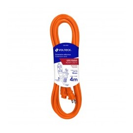 Extension de Uso rudo de 4 Metros Extension Naranja de 4m 4 mts 13 amper calibre 16 Extension de PVC autoextinguible