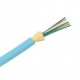 (1 Meter) Fiber Optic Cable 6 Strands, Optimized OM3 50/125 Multimode, Interior Dielectric Riser