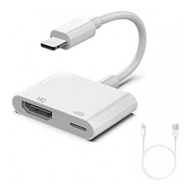 Adaptador Hdmi Otg Lightning A Av Digital Para iPhone / iPad Adaptador para iphone a HDMI Ipad a HDMI