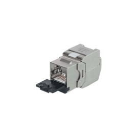 Módulo Jack STP Keystone Toolless (Sin herramienta) CAT6A con tapa Jack Blindado Cat6a