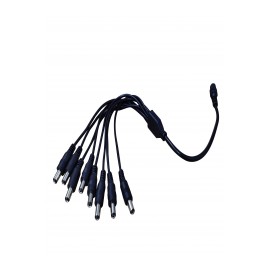 Octopus connector for camera energy with 8 outputs for 8 cameras Connector for energy security cameras