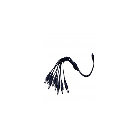 Octopus connector for camera energy with 8 outputs for 8 cameras Connector for energy security cameras