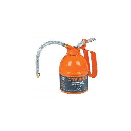 Aceitera Flexible 300 Ml Truper Aceitera con aplicador flexible capacidad de 300ml 10oz boquilla con punta de latón