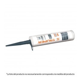 Black Acrylic Sealant 280 Ml Truper Silicon Black - Gray Sealant Silicone Tube Sealant Glass, Aluminum, Ceramic