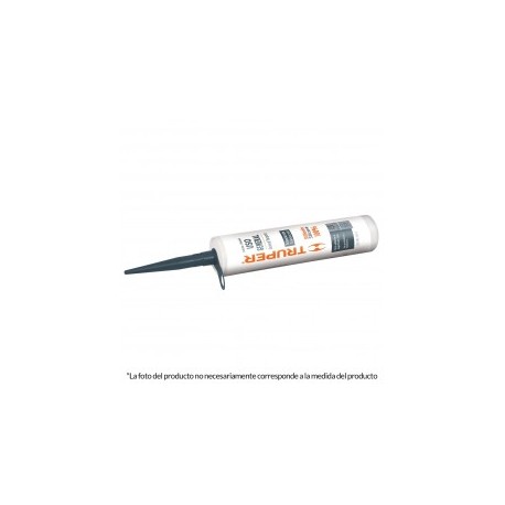 Black Acrylic Sealant 280 Ml Truper Silicon Black - Gray Sealant Silicone Tube Sealant Glass, Aluminum, Ceramic