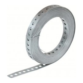 Cinta perforada de 5 metros metalica Cinta metalica perforada Cinta de aluminio con hoyos acero galvanizado color plata