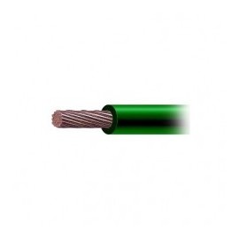 Cable de Cobre Recubierto THW-LS Calibre 4 AWG 19 Hilos Color Verde (Venta por Metro)