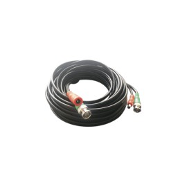 Cable en HD para video y alimentación de 10 metros Cable armado para Camaras de Seguridad Cable para Camaras