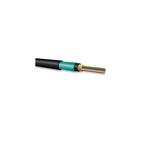 (Venta x Metro) Cable de Fibra optica OM3 Multimodo para Exterior Armada 50/125 con Kevlar 6 hilos
