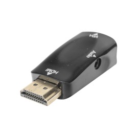 HDMI to VGA Adapter Nickel Plated FULL HD Converter HDMI to Video VGA Blue Tips Connector Converter