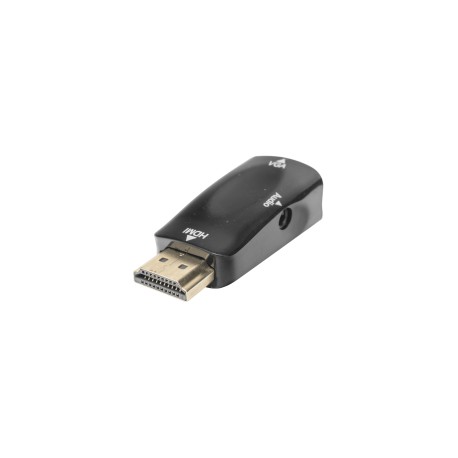 HDMI to VGA Adapter Nickel Plated FULL HD Converter HDMI to Video VGA Blue Tips Connector Converter