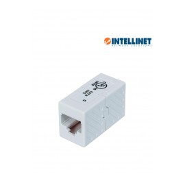 RJ45 Network Coupler Giga 10/100/1000 Internet Coupler White Cat.6 Category 6 Network Coupler Coupler