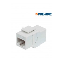 RJ45 Network Coupler Giga 10/100/1000 Internet Coupler White Keystone Jack Cat.6 Category 6 Jack Network Coupler