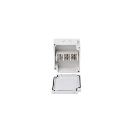 Cajas de Interconexión con 6 Terminales. De 91 x 75 x 43 mm Caja de conexiones Caja para exterior de PVC