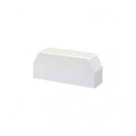 Tapa final, para uso con canaleta T70, Material PVC Rígido, Color Blanco