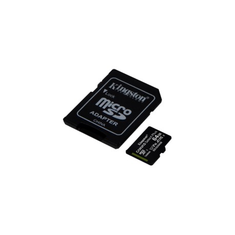 Tarjeta de memoria Kingston SDCS2SP Canvas Select Plus 64GB Memoria Micro SD 64 gigas para CCTV, Camaras, Telefono