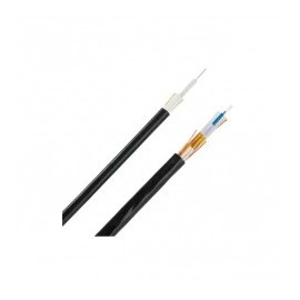 (1 Meter) Fiber Optic Cable 6 Strands, Multimode OM4 50/125 Optimized, Indoor/Outdoor