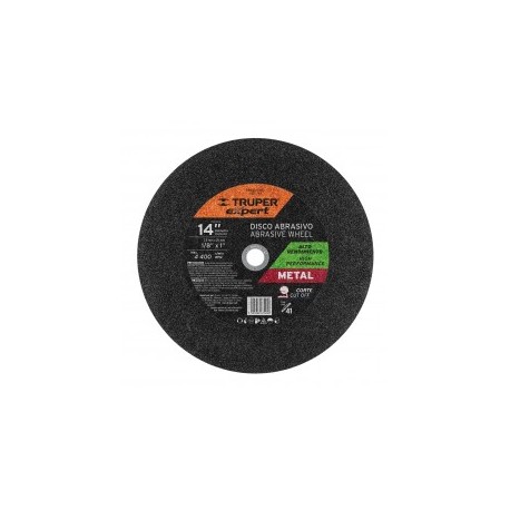 Disco Corte De Metal 1 Pzas Tipo 41, 14'' X 1'' Disco de corte para Metal Disco para cortar metal de 14 pulgadas Grande
