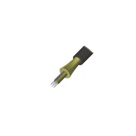 Cable de Fibra Óptica de 6 hilos, Interior/Exterior Dieléctrica Riser Multimodo OM3 50/125 1 Metro