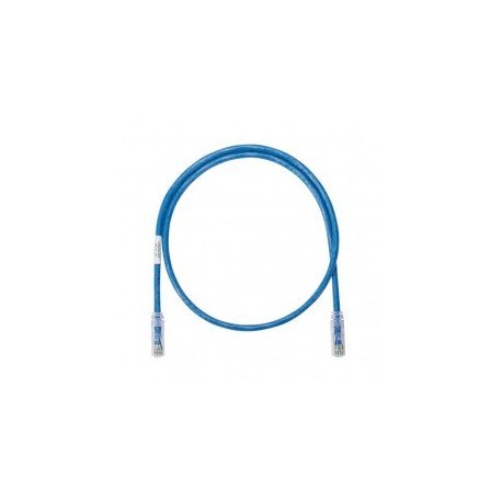 Cable de parcheo UTP Categoría 6, con plug modular en cada extremo - 1 ft (30.48 cm) - Azul 30 Centimetros