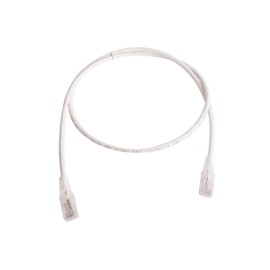 Patch Cord MC6 Modular Cat6 UTP, CM/LS0H, 3ft, Color Blanco, Versión Bulk (Sin Empaque Individual)