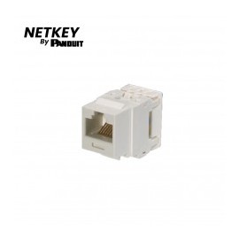 Conector Jack Estilo 110 (de impacto) Tipo Keystone Categoria 6 de 8 posiciones y 8 cables Color Blanco