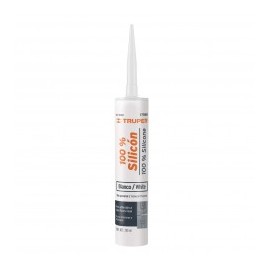 Sellador 100% Silicon Blanco 280 Ml Truper Silicon Blanco Sellador Blanco Tubo de silicon Sellador en Tubo