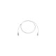 Patch Cord MC6 Modular Cat6 UTP, CM/LS0H, 5ft, Color Blanco, Versión Bulk (Sin Empaque Individual)