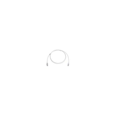 Patch Cord MC6 Modular Cat6 UTP, CM/LS0H, 5ft, Color Blanco, Versión Bulk (Sin Empaque Individual)