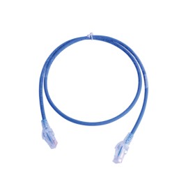 Patch Cord MC6 Modular Cat6 UTP, CM/LS0H, 3ft, Color Azul, Versión Bulk (Sin Empaque Individual)